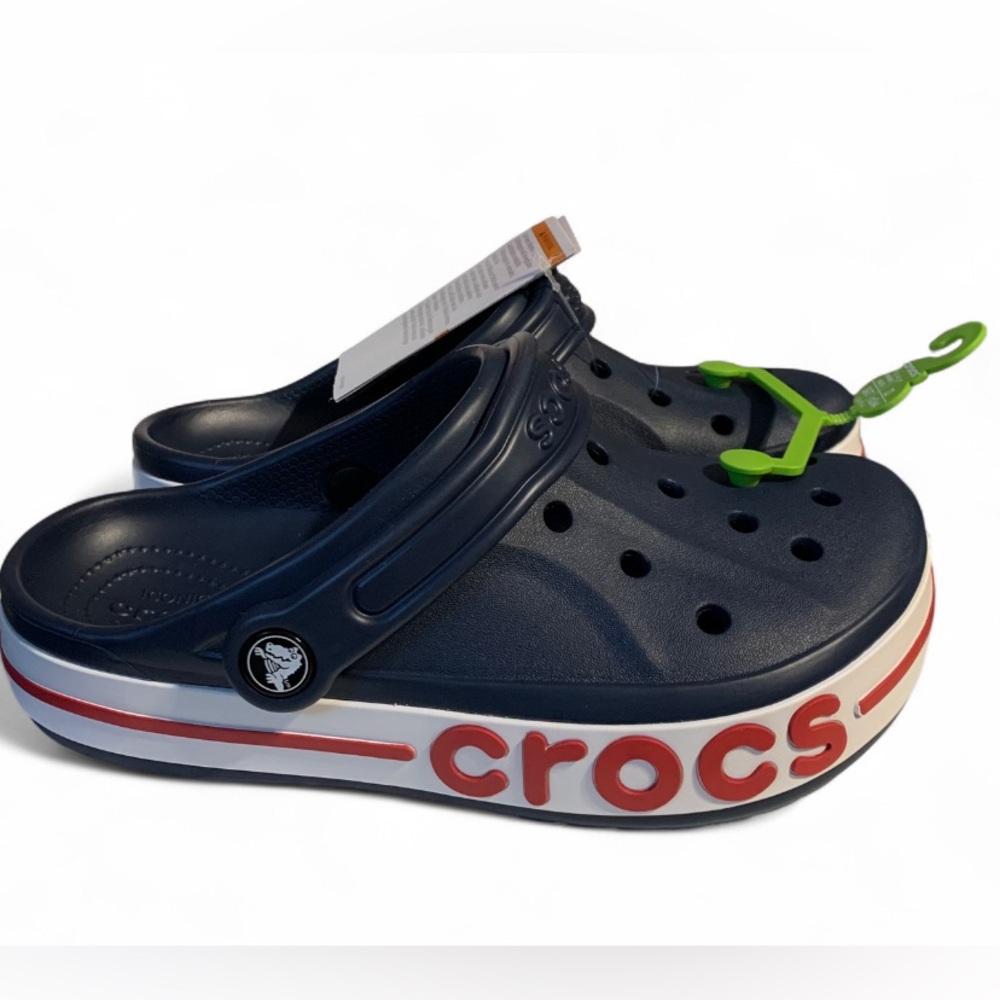 Crocs Unisex Bayaband, Navy/Red, US Men's 4 Women's 6 / EUR 36-37 (S743)